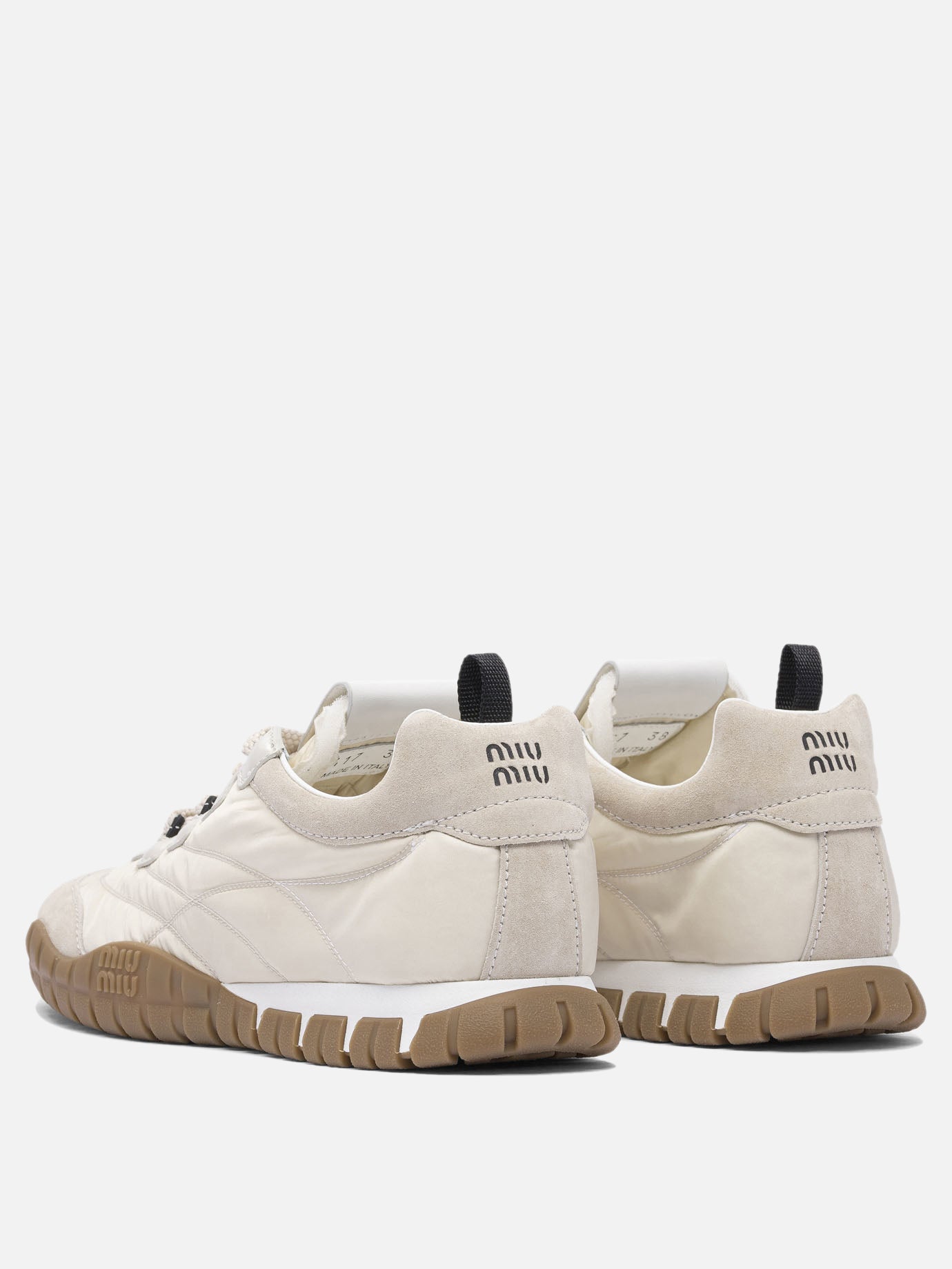 Miu Miu &quot;Tyre&quot; sneakers 13811966_36 Beige thumbnail_4