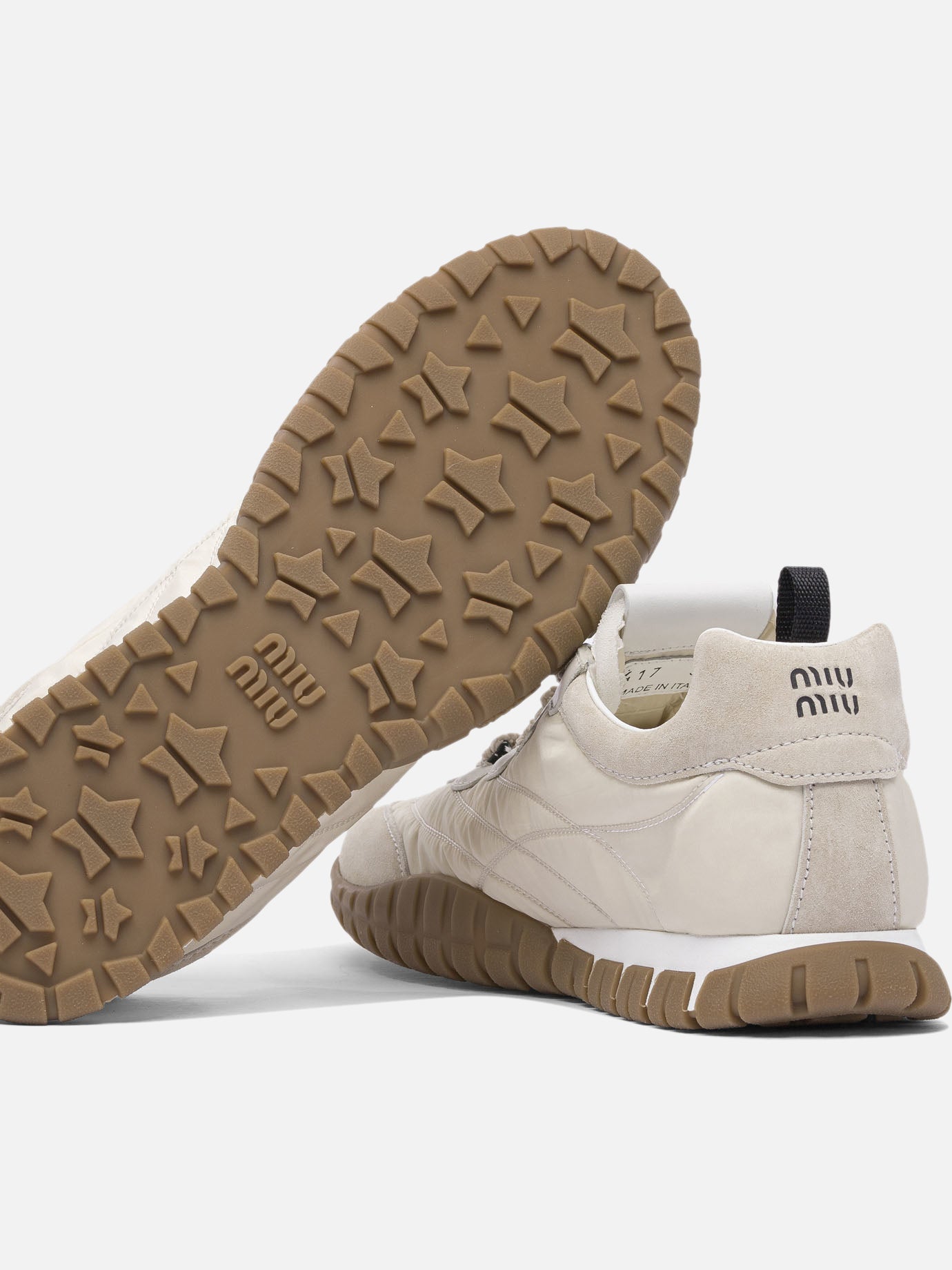 Miu Miu "Tyre" sneakers Beige