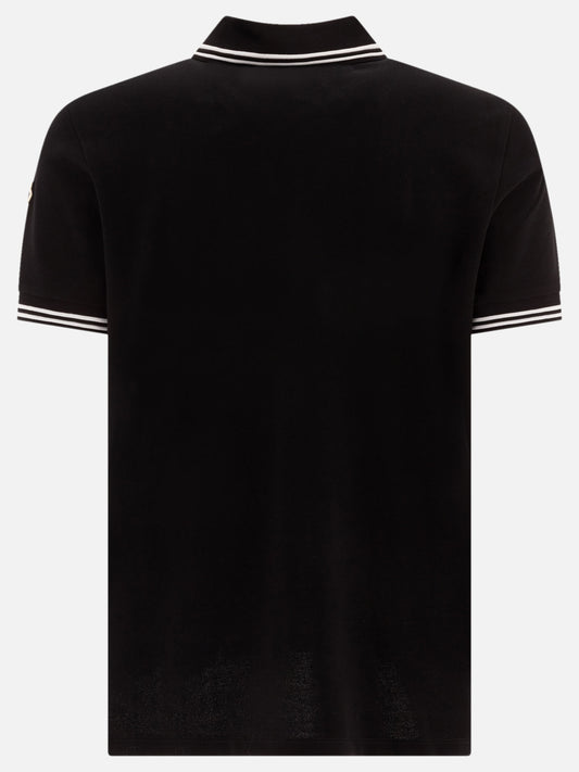 Moncler Cotton pique polo shirt 13789600_S Black 2