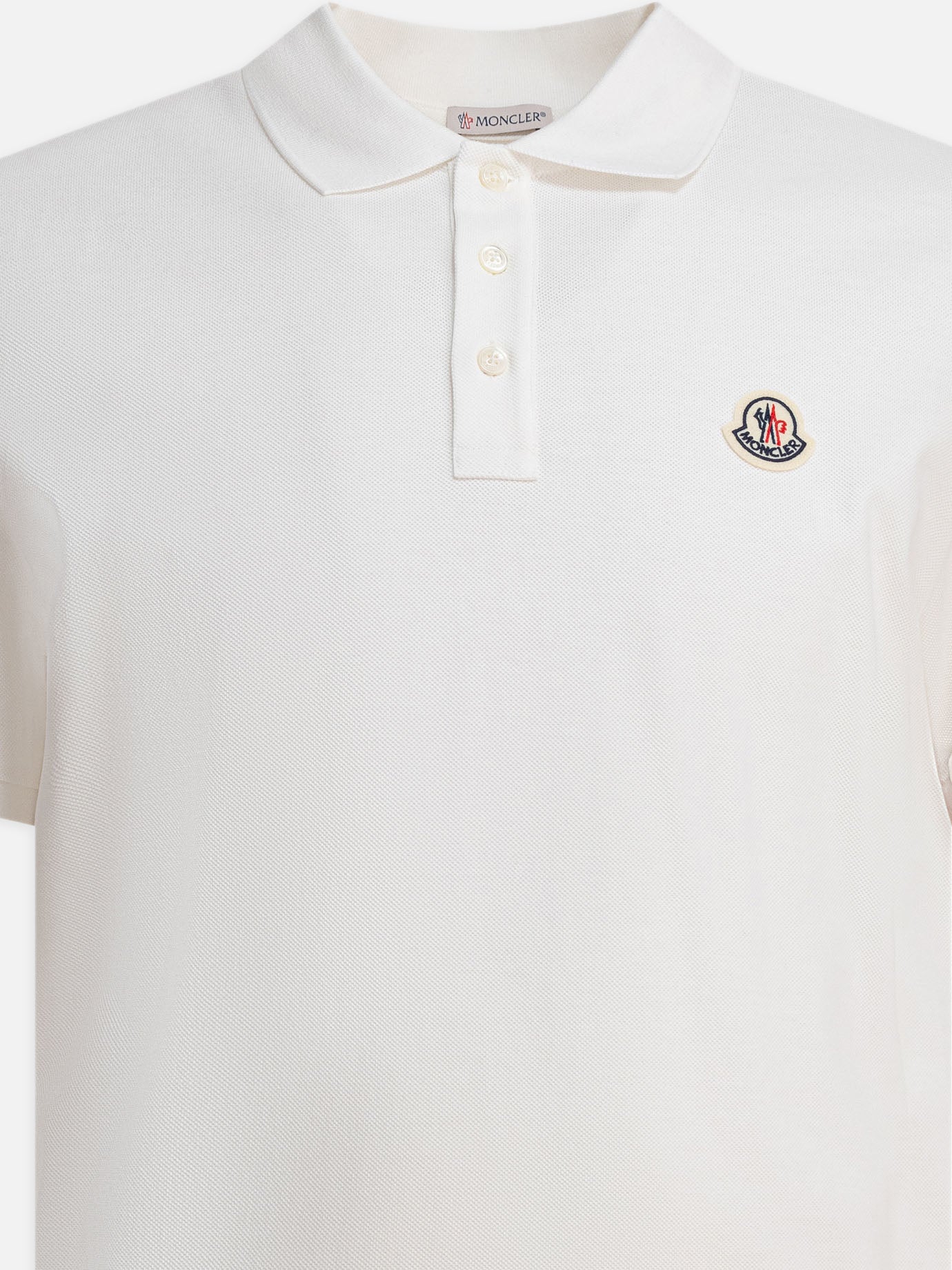 Polo shirts with buttons Logo  White - Moncler Men | PDP | VIETTI Online Store | Zoom-Modal_3
