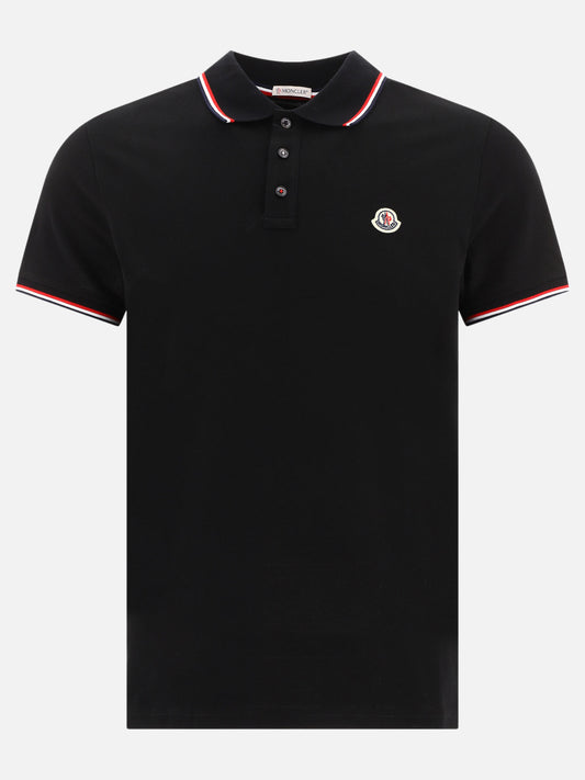 Moncler Polo shirt with logo 18596429_S Black 1