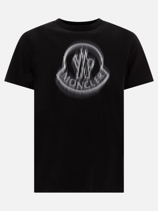 Moncler Blurred logo t-shirt 16179495_S Black 1