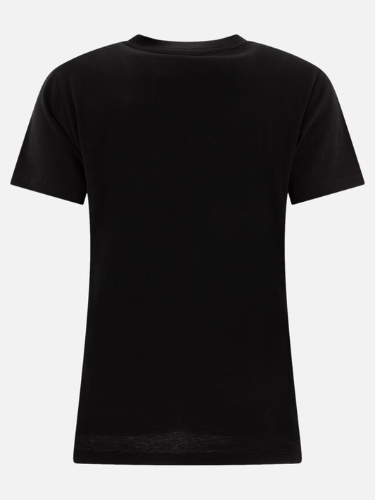 Moncler T-shirt with tone-on-tone logo 13111633_XS Black 2