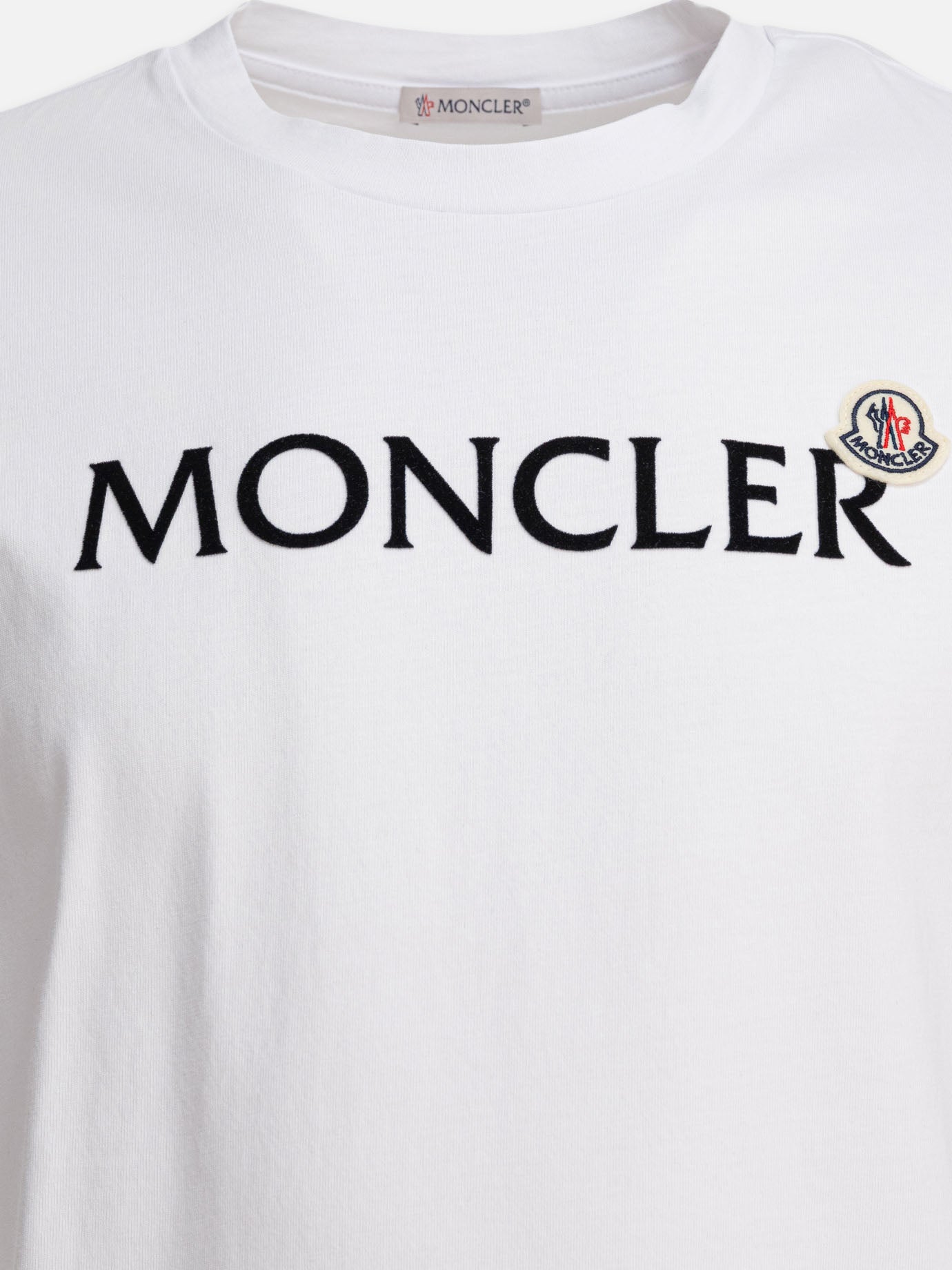 Crewneck t-shirts Logo  White - Moncler Men | PDP | VIETTI Online Store | Zoom-Modal_3
