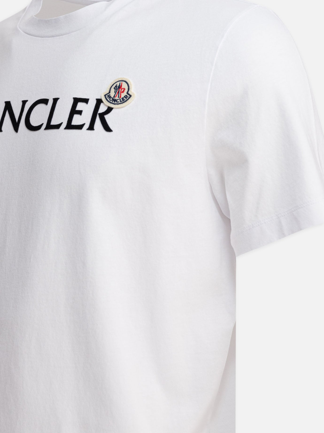 Crewneck t-shirts Logo  White - Moncler Men | PDP | VIETTI Online Store | thumbnail_4