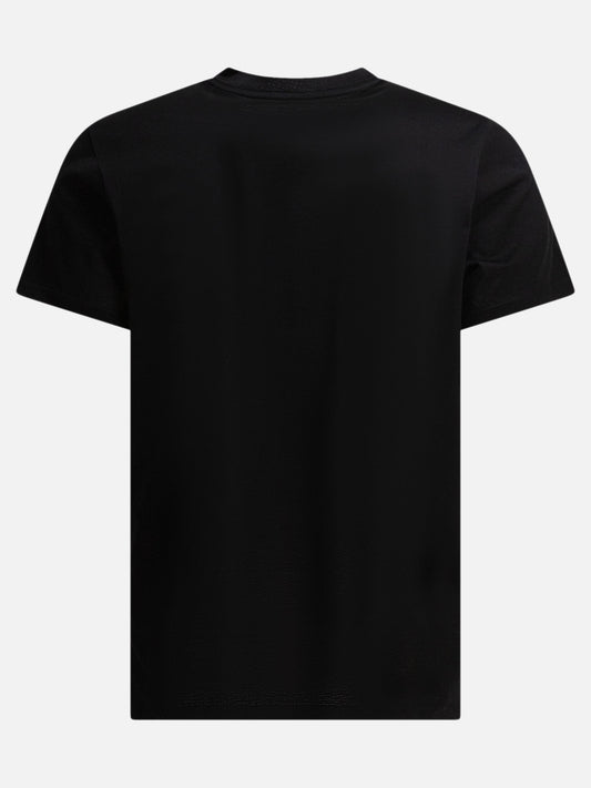 Moncler T-shirt with double logo patch 14342519_S Black 2