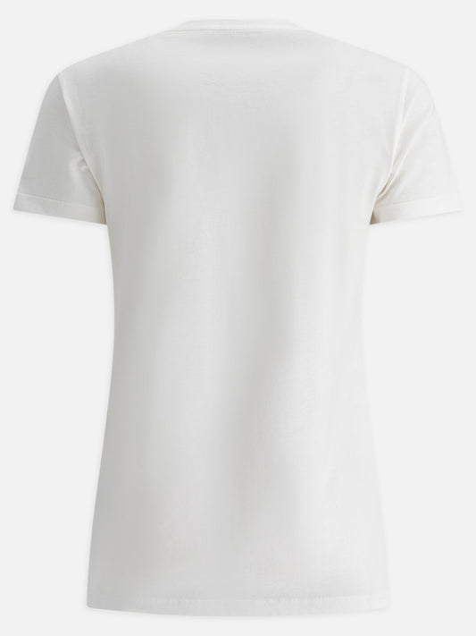 Moncler T-shirt with logo patch 14151528_XS White 2