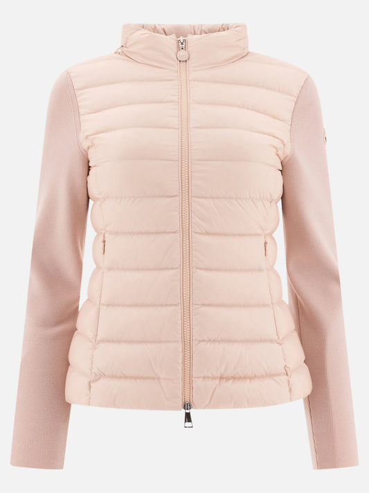 Moncler Padded wool cardigan 13833089_XS Pink 1