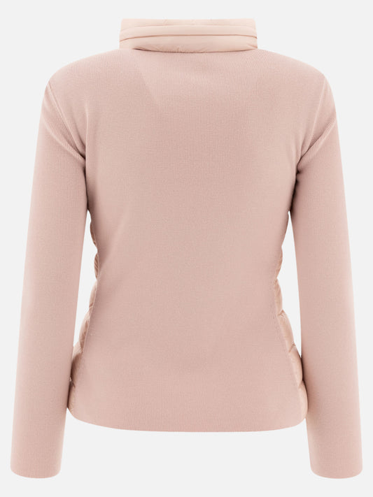Moncler Padded wool cardigan 13833089_XS Pink 2