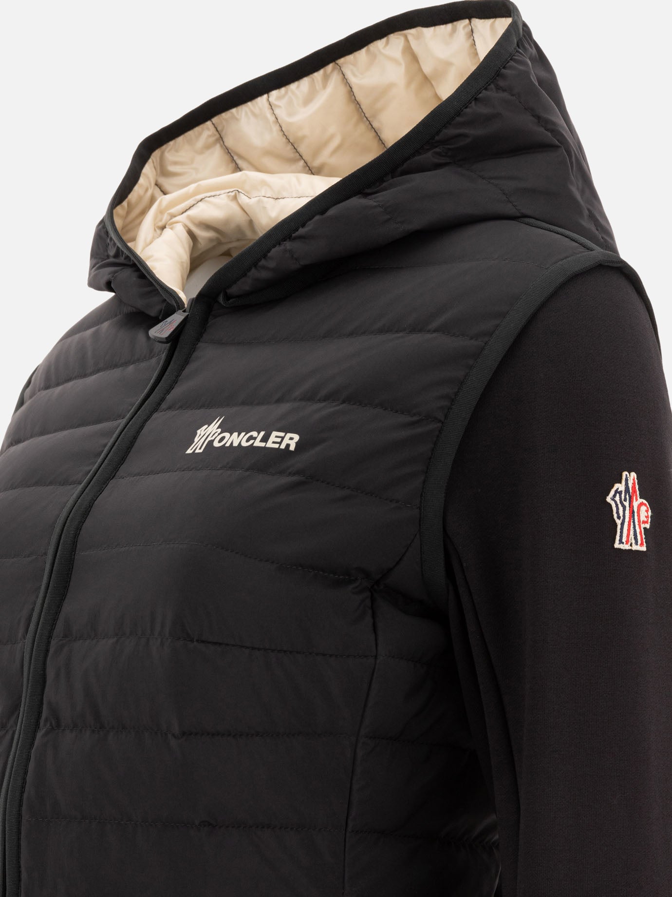 Quilted & Utility Jackets Logo  Black - Moncler Grenoble Women | PDP | VIETTI Online Store | thumbnail_3