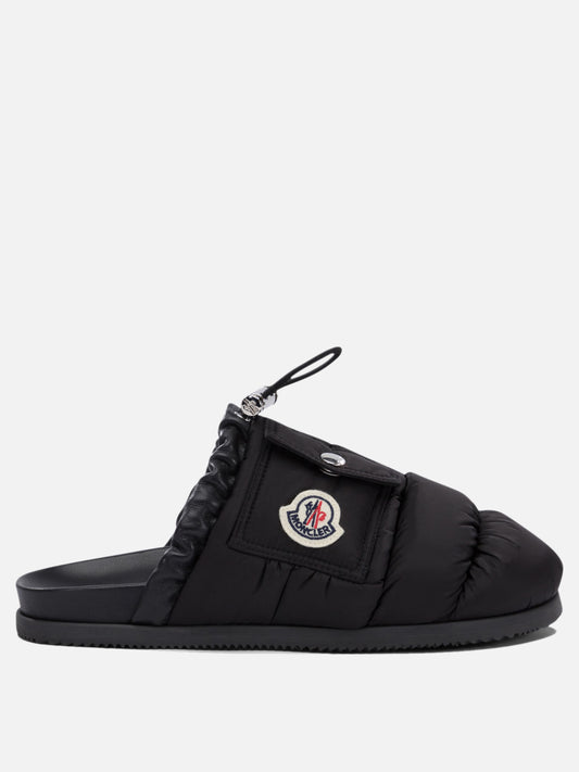 Moncler "Mon Pocket" slippers 18078072_37 Black 1