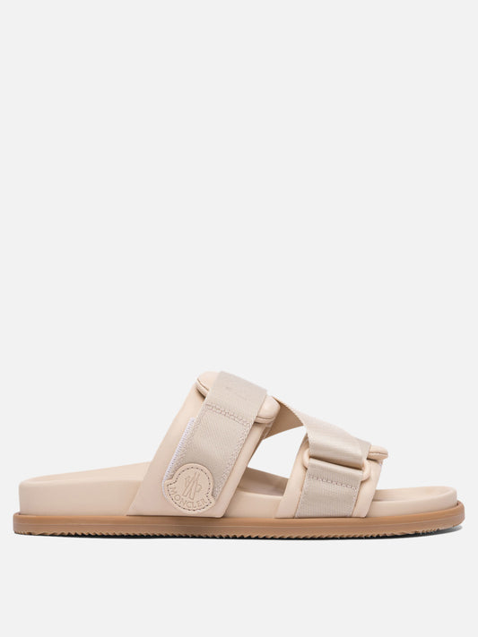 Moncler "Mon Summer" slides 14427485_36 Beige 1