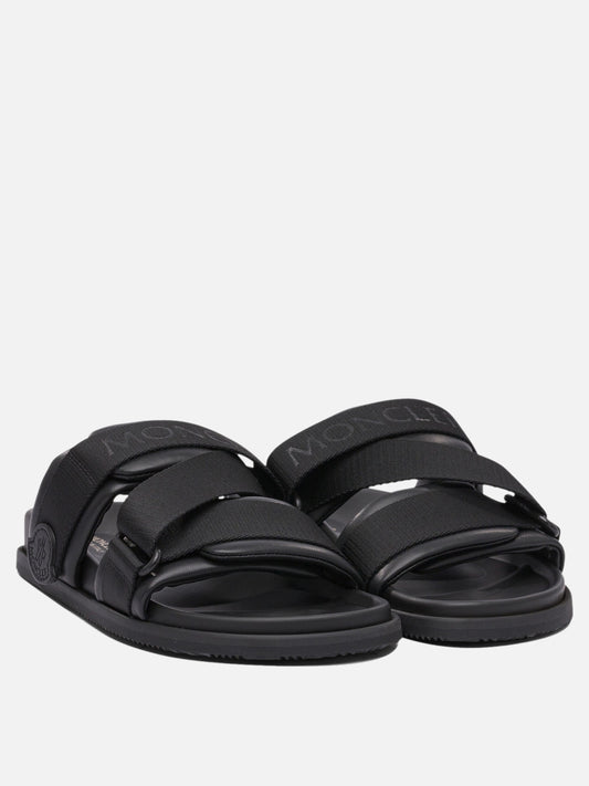 Moncler "Mon Summer" slides 18999171_36 Black 2