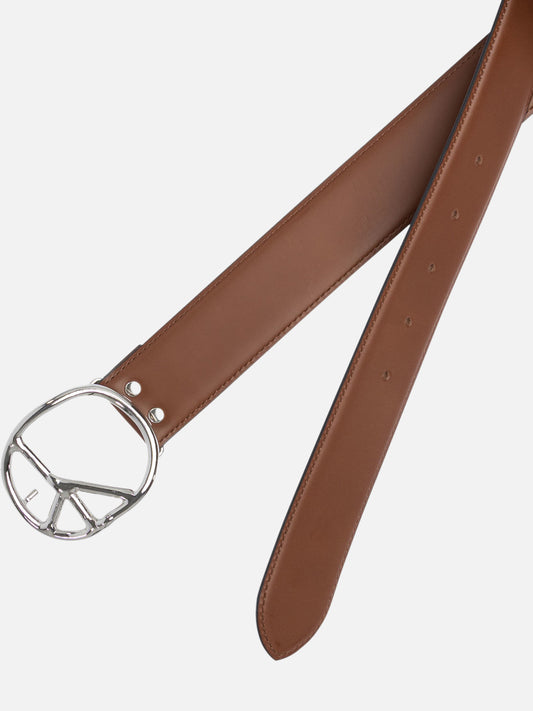 Leather belts 100% leather  Brown - Needles Men | PDP | VIETTI Online Store | 2
