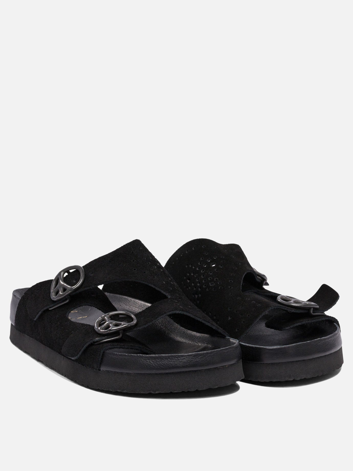 Needles "Peace" sandals Black
