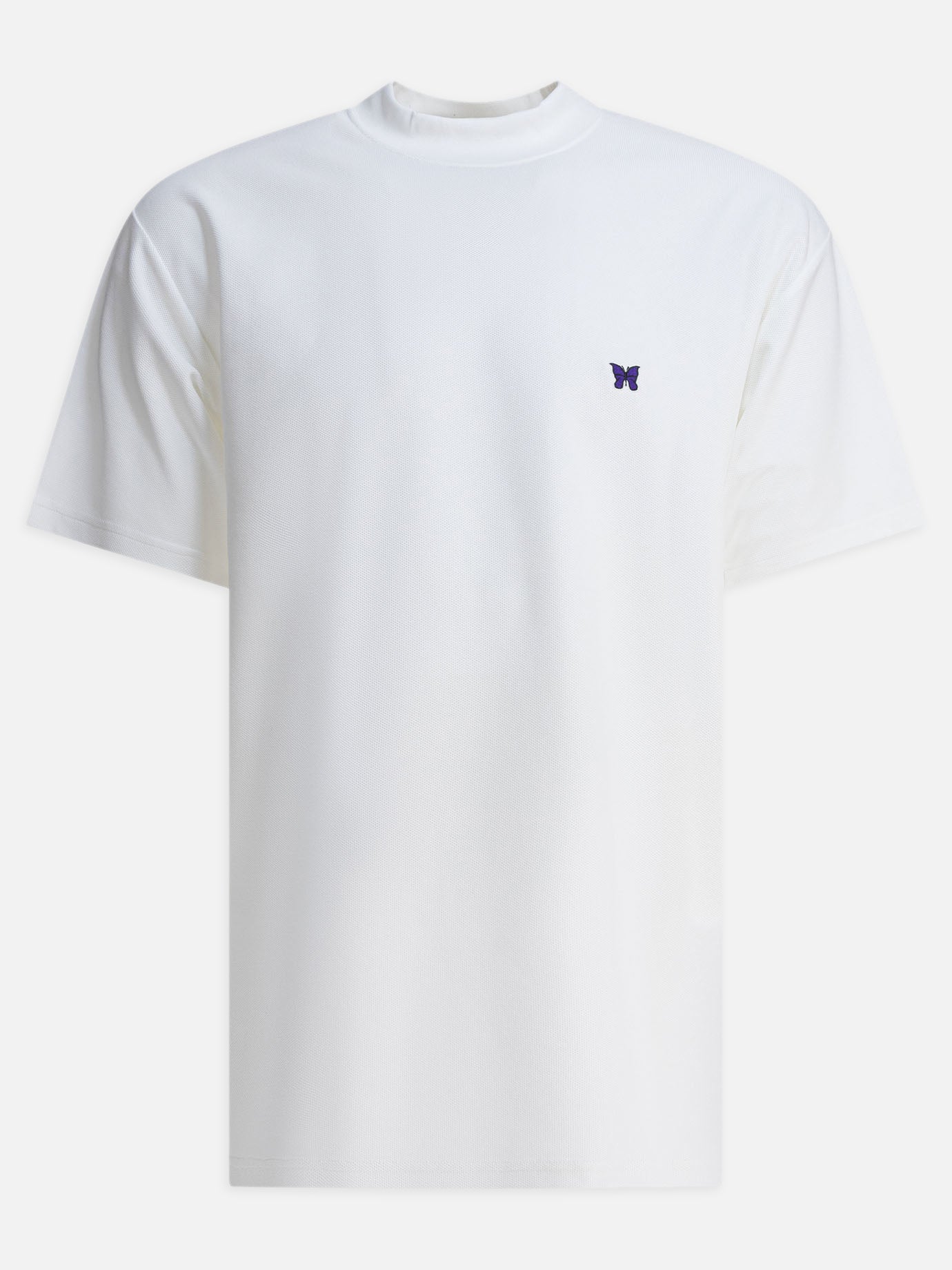 Mock neck t-shirts Logo  White - Needles Men | PDP | VIETTI Online Store | Zoom-Modal
