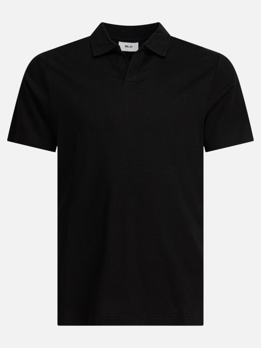 Polo shirts without buttons Solid colour  Black - NN.07 Men | PLP | VIETTI Online Store 
