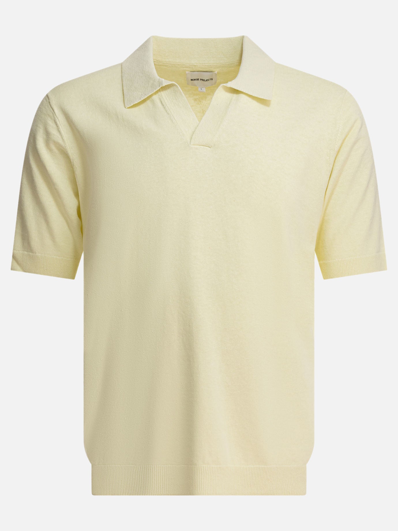 Polo shirts without buttons Solid colour  Yellow - Norse Projects Men | PDP | VIETTI Online Store | Zoom-Modal
