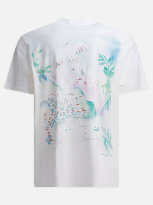 Our Legacy Sea View print "Box" T-shirt 11200713_50 White 2