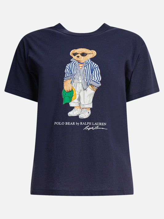 Crewneck t-shirts Logo  Blue - Polo Ralph Lauren Women | PLP | VIETTI Online Store 
