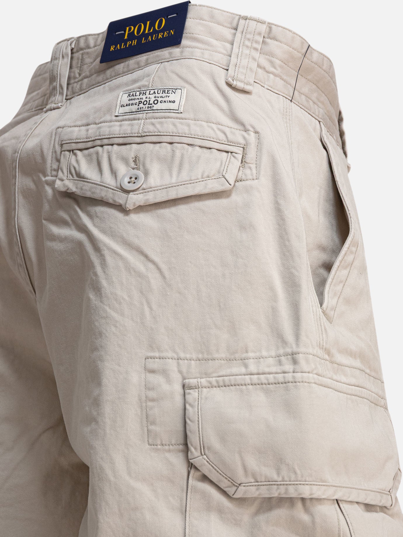 Cargo shorts Solid colour  Grey - Polo Ralph Lauren Men | PDP | VIETTI Online Store | Zoom-Modal_4
