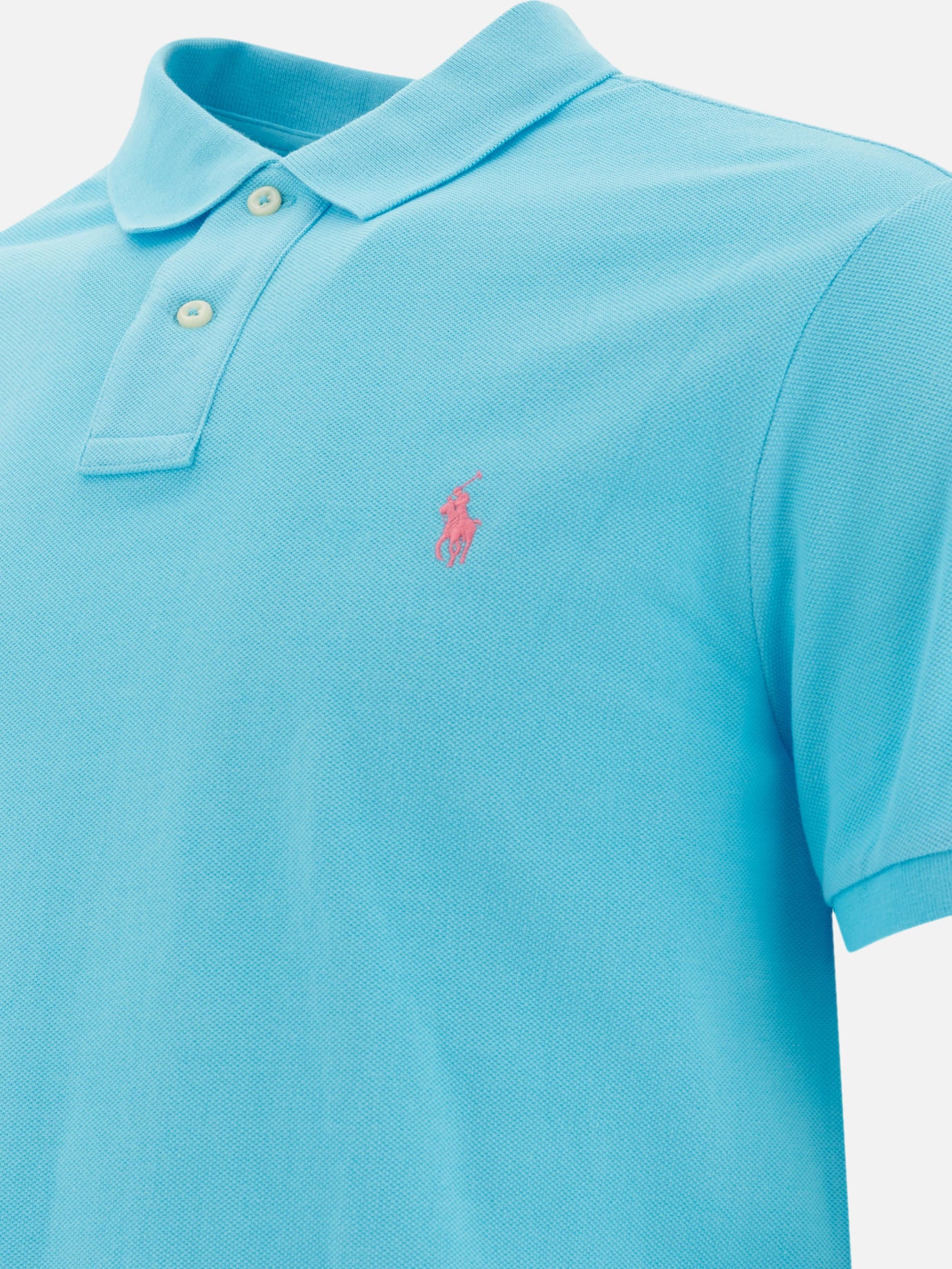 Polo shirts with buttons Logo  Light blue - Polo Ralph Lauren Men | PDP | VIETTI Online Store | Zoom-Modal_4
