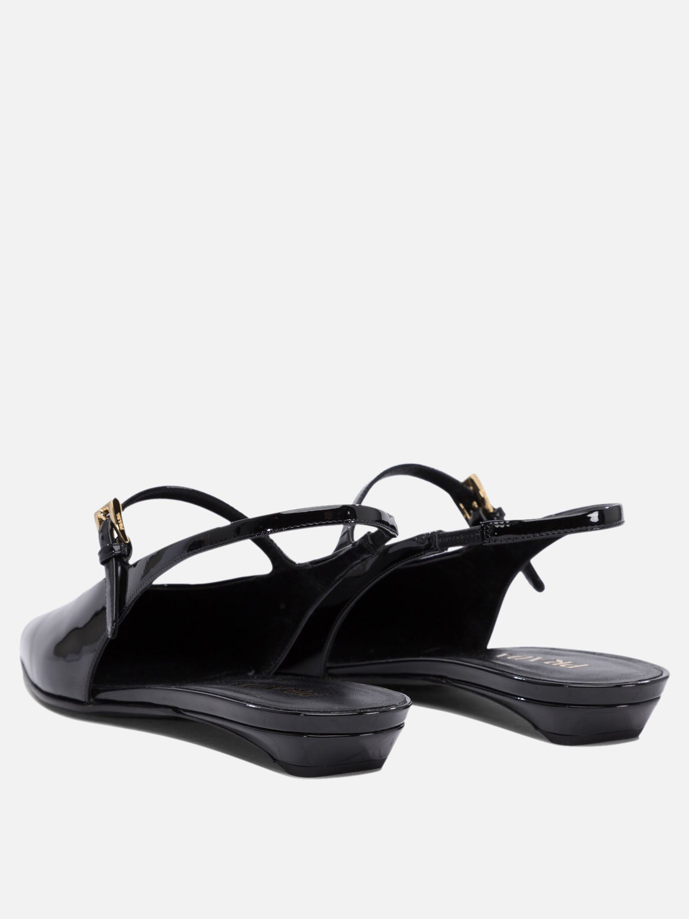 Flat sandals 100% calf leather - 100% leather  Black - Prada Women | PDP | VIETTI Online Store | Zoom-Modal_4
