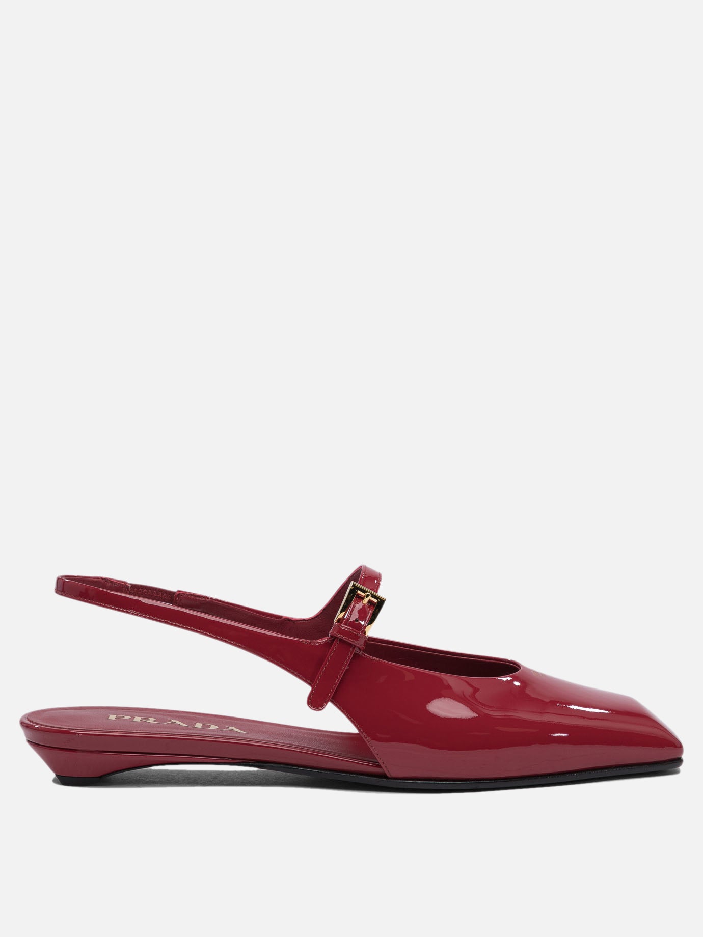 Slingbacks 100% calf leather - 100% leather  Red - Prada Women | PDP | VIETTI Online Store | thumbnail