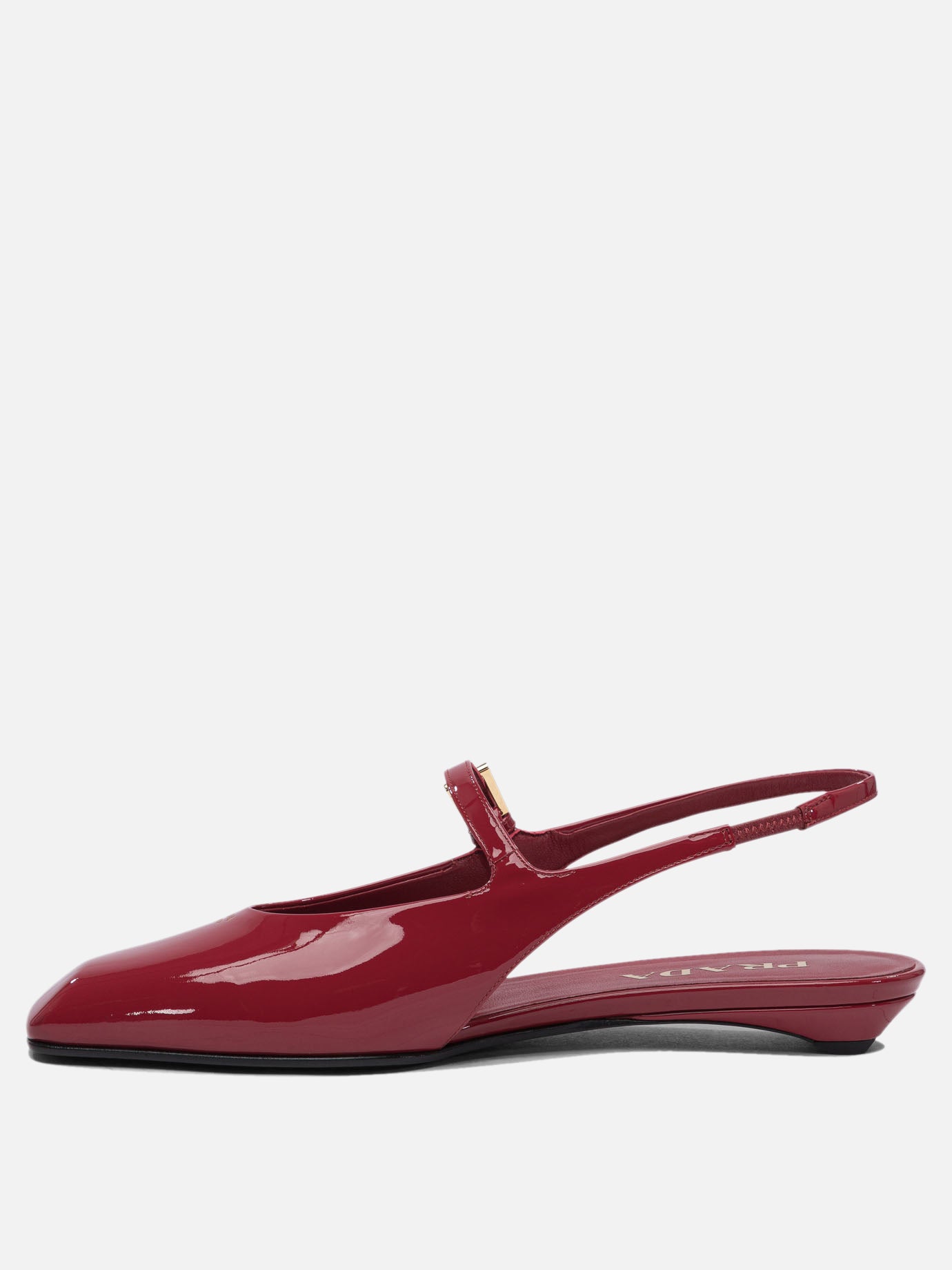 Slingbacks 100% calf leather - 100% leather  Red - Prada Women | PDP | VIETTI Online Store | thumbnail_3