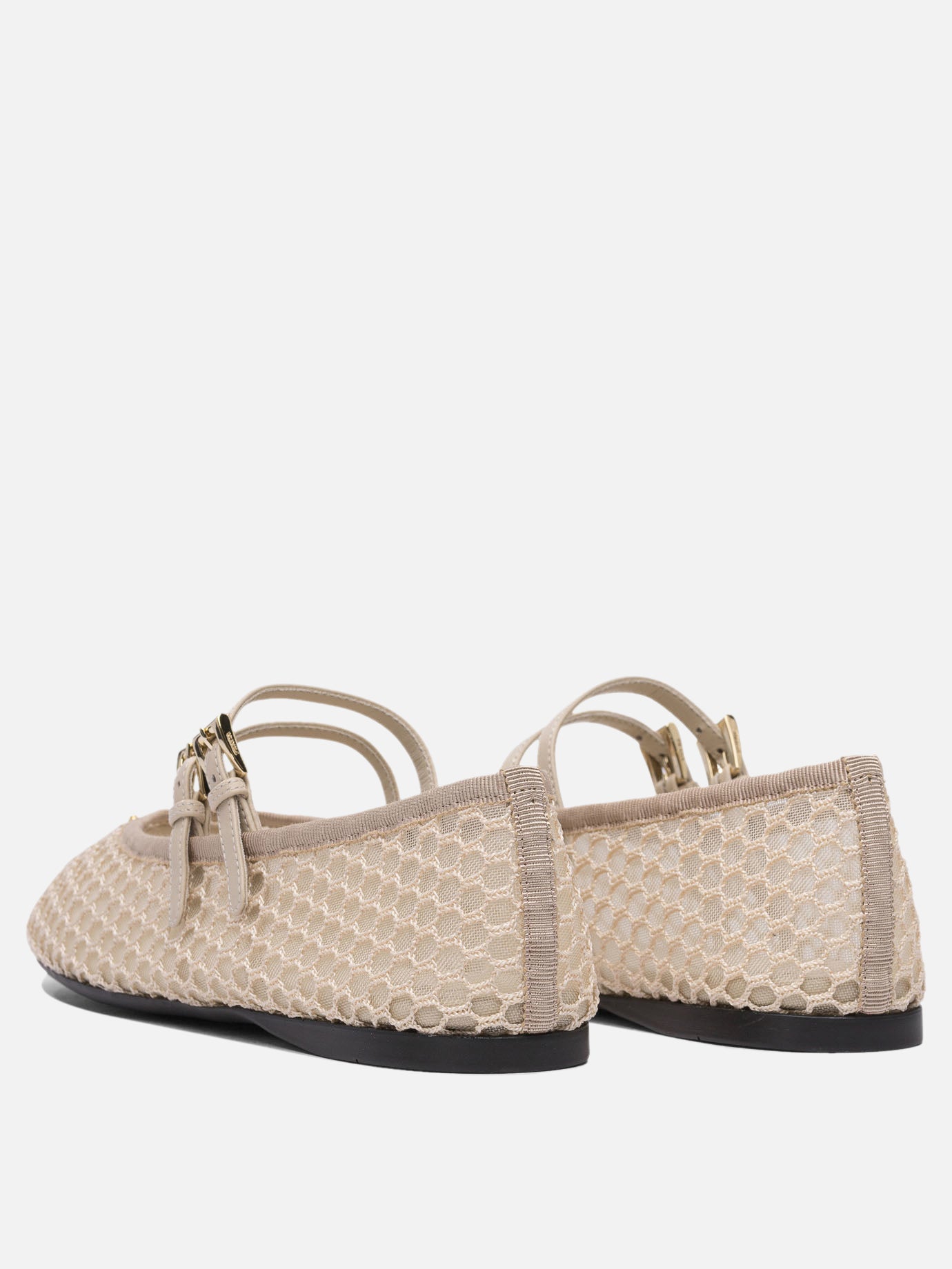 Mary Jane ballet flats 100% polyamide - 100% leather  Pink - Prada Women | PDP | VIETTI Online Store | Zoom-Modal_4
