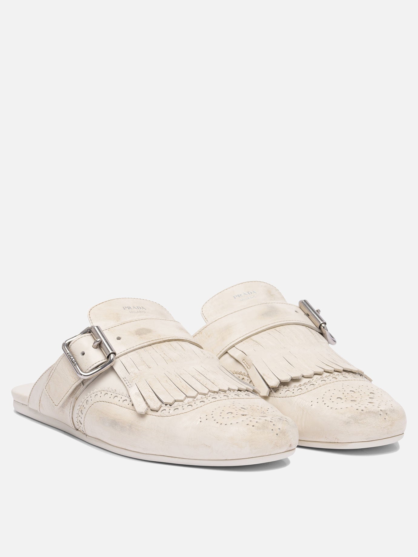 Prada "Shuffle" sabot Beige