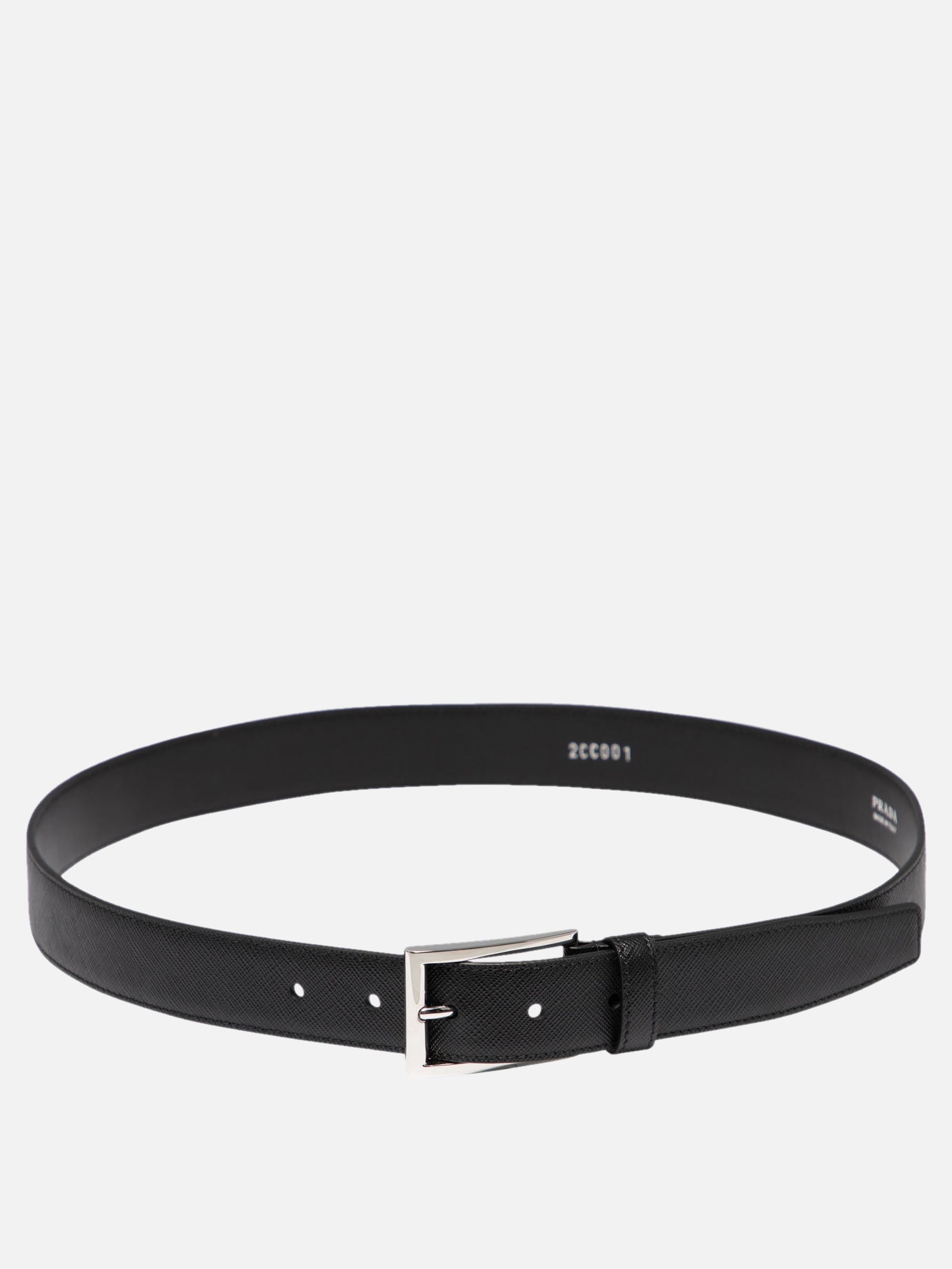 Leather belts 100% leather  Black - Prada Men | PDP | VIETTI Online Store | Zoom-Modal
