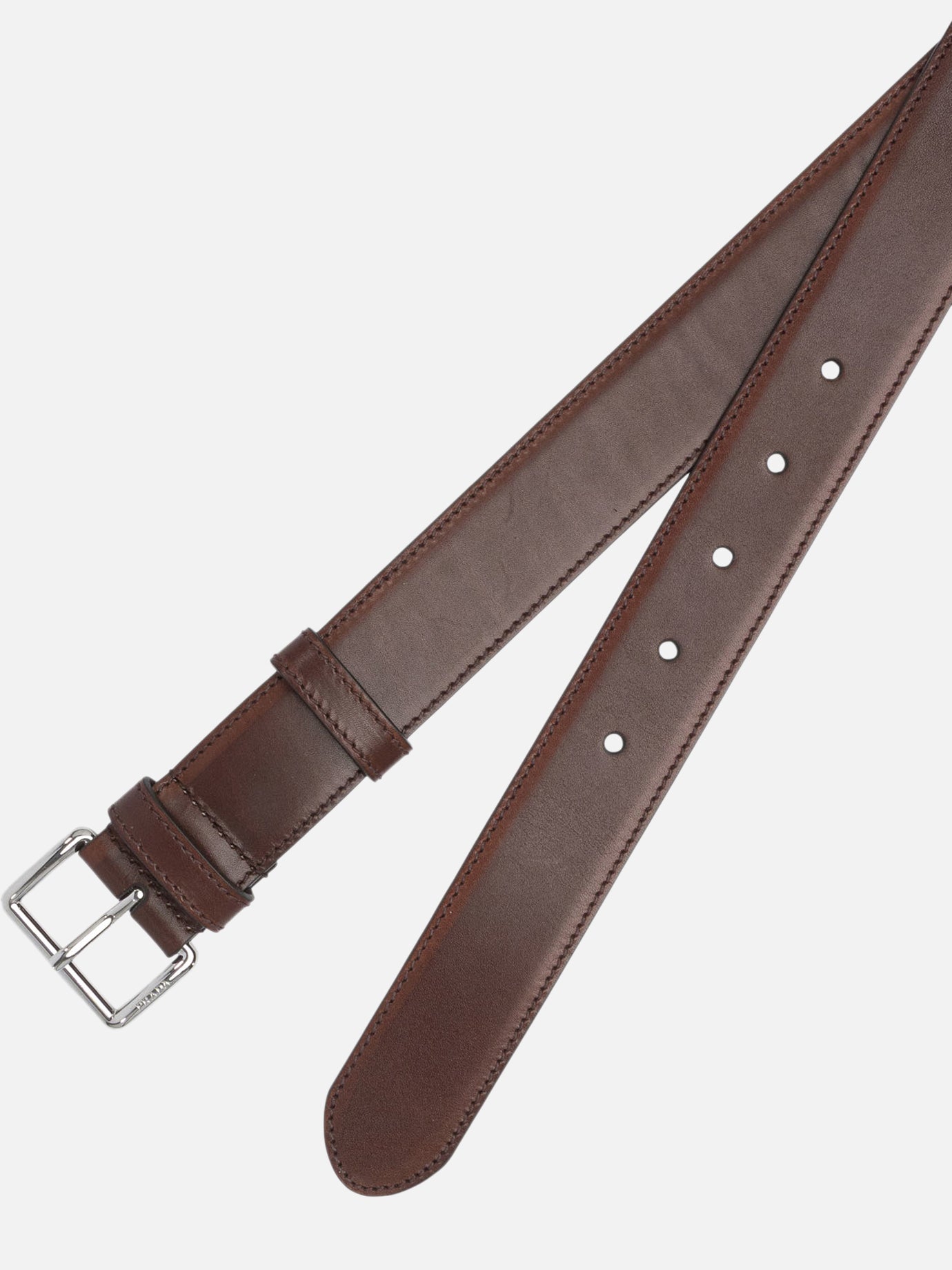 Prada Leather belt 15568191_90 Brown thumbnail_2