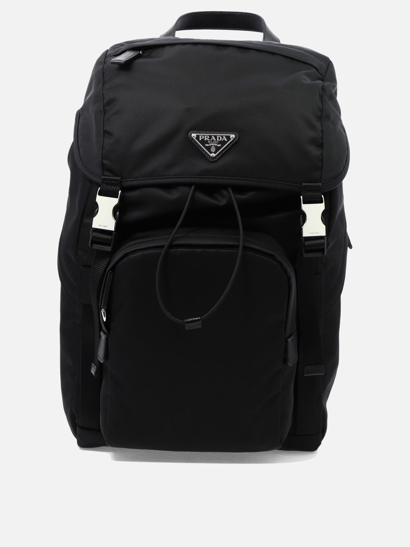 Prada Re-Nylon and Saffiano Backpack 13283601_UNI Black thumbnail_1