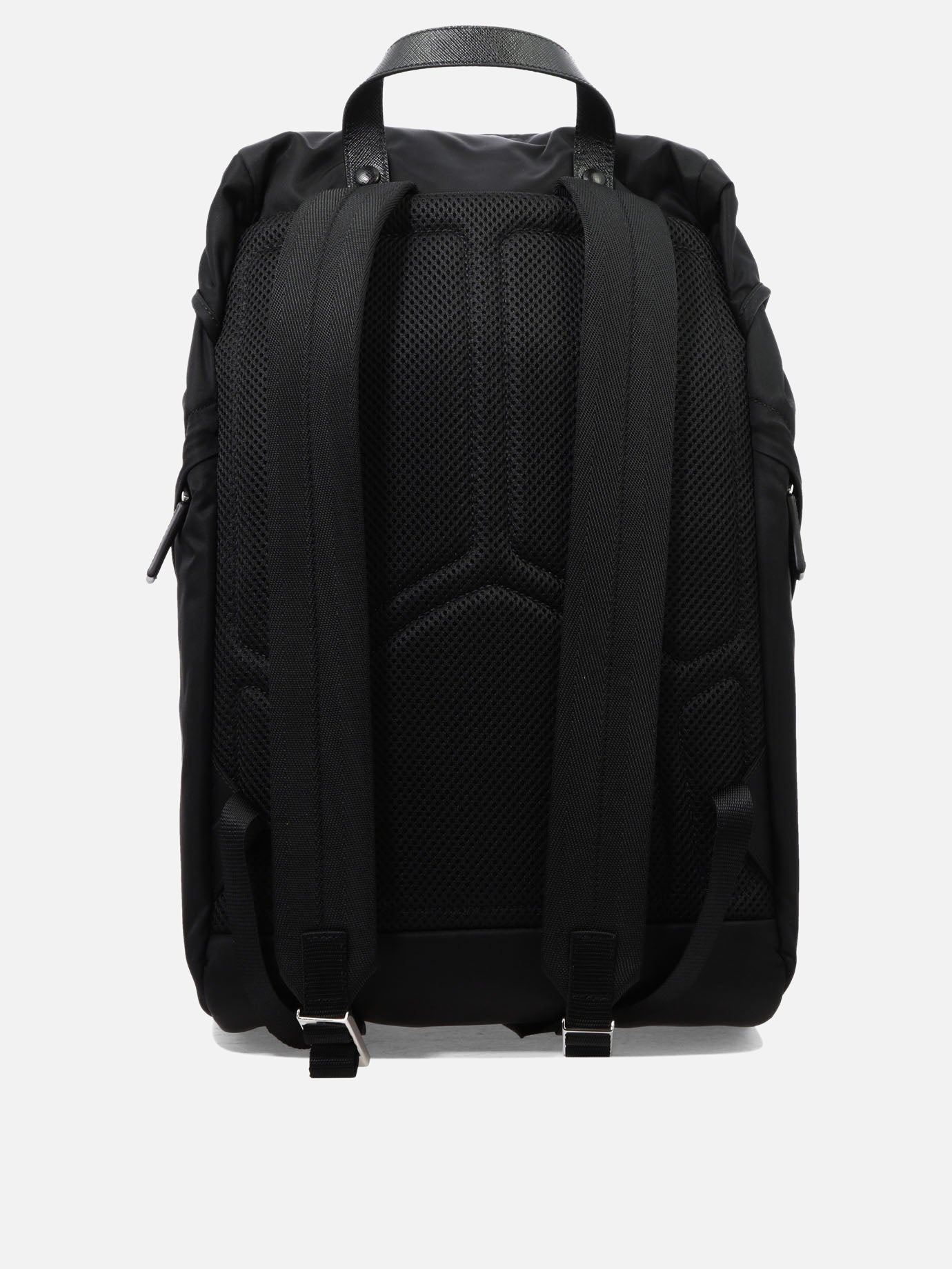 Prada Re-Nylon and Saffiano Backpack 13283601_UNI Black thumbnail_3