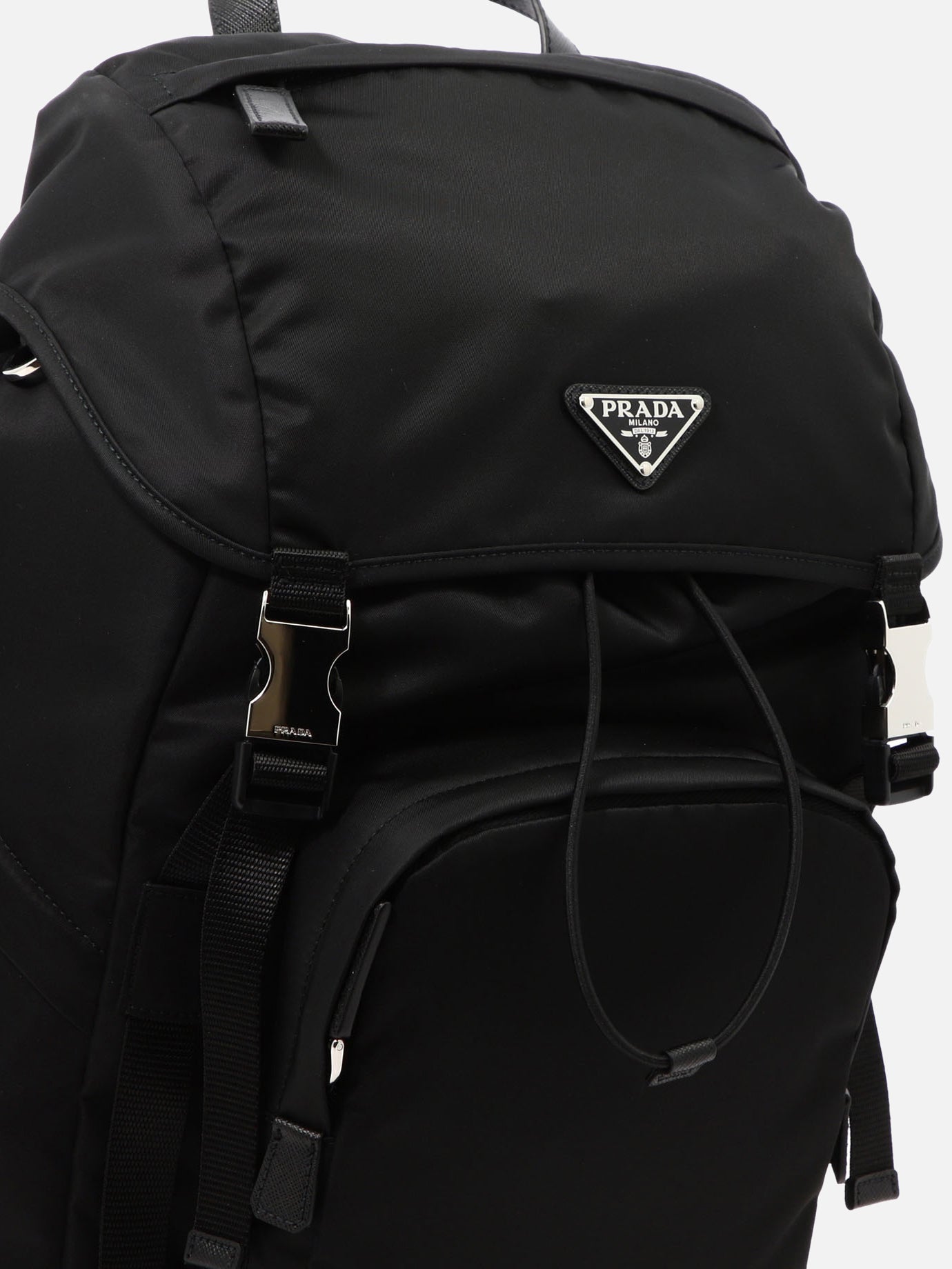 Prada Re-Nylon and Saffiano Backpack 13283601_UNI Black thumbnail_4