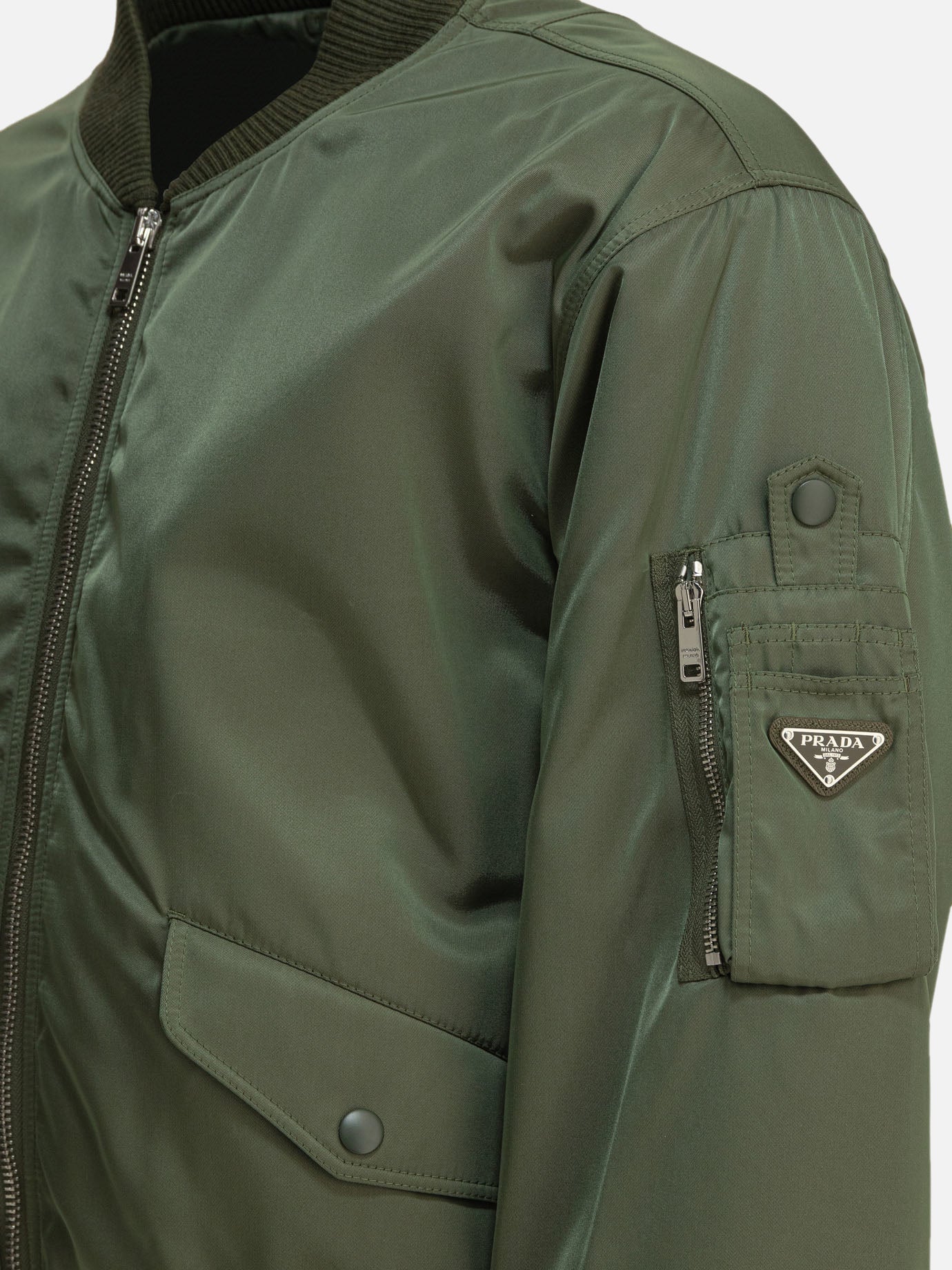 Prada Re-Nylon bomber jacket 11774521_M Green thumbnail_4