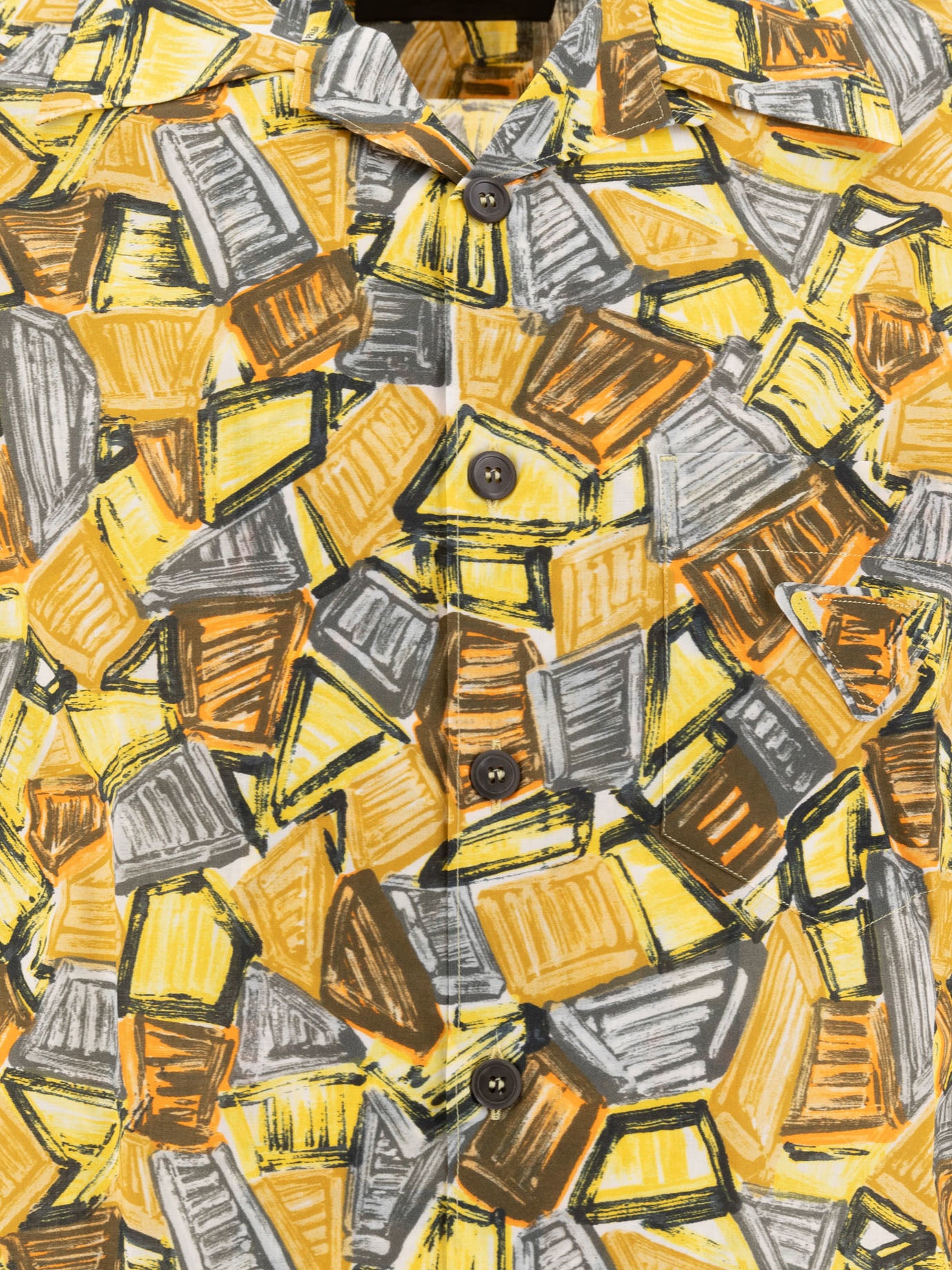Casual shirts Print  Yellow - Prada Men | PDP | VIETTI Online Store | thumbnail_3