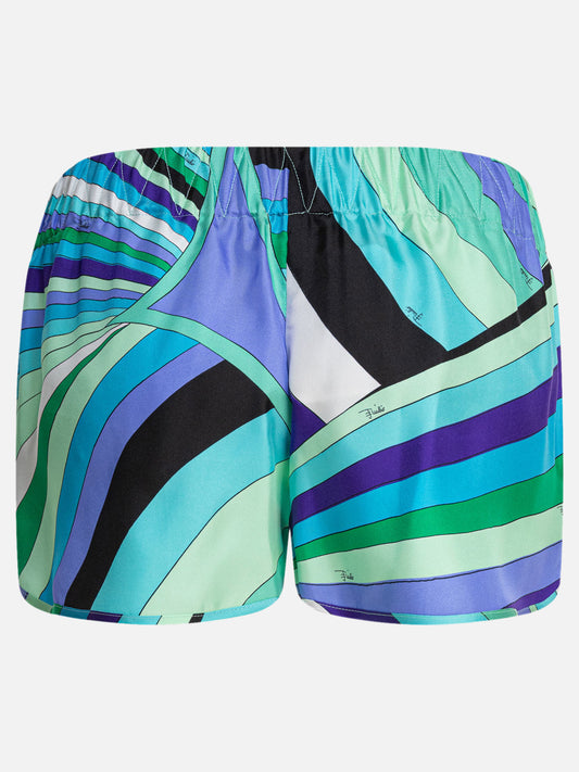 Drawstring shorts Print  Blue - Pucci Women | PDP | VIETTI Online Store | 2
