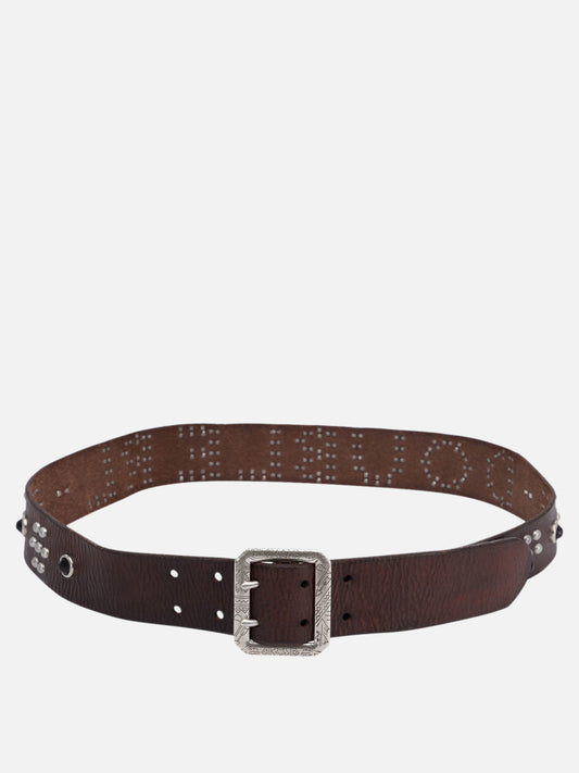 Leather belts 100% leather  Brown - RRL by Ralph Lauren Men | PDP | VIETTI Online Store 
