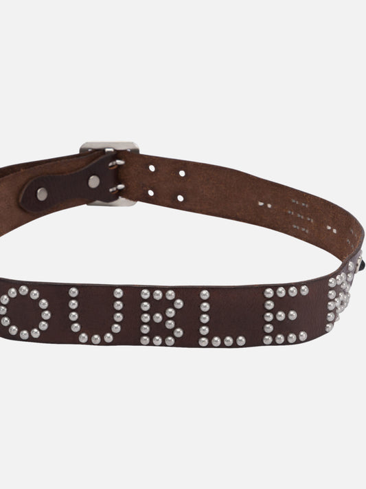 Leather belts 100% leather  Brown - RRL by Ralph Lauren Men | PDP | VIETTI Online Store | 2
