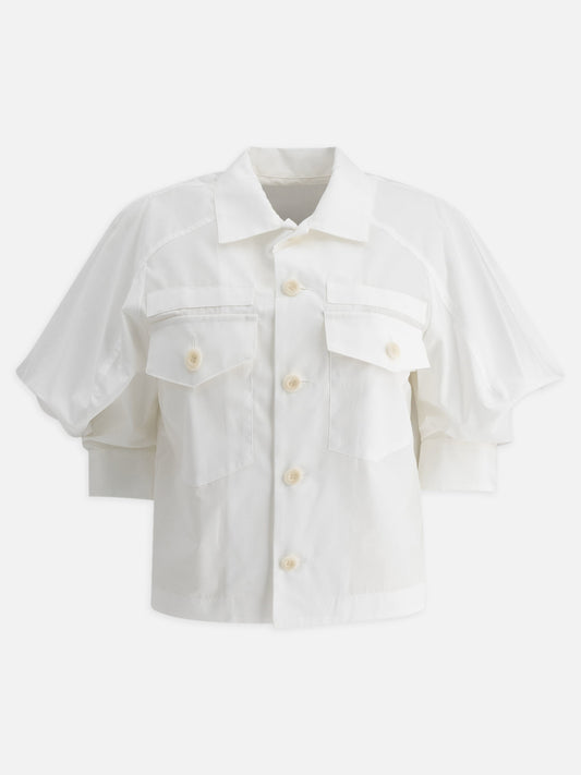 Sacai Cotton shirt 18312898_1 White 1