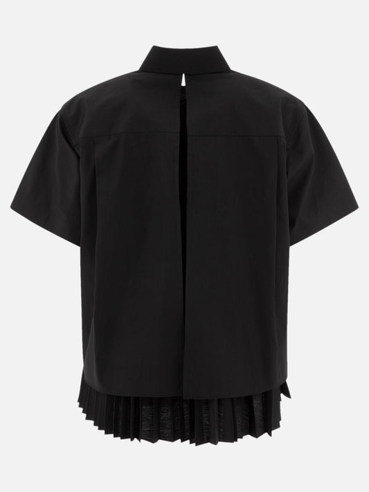 Sacai Cotton poplin shirt 10435174_1 Black 2