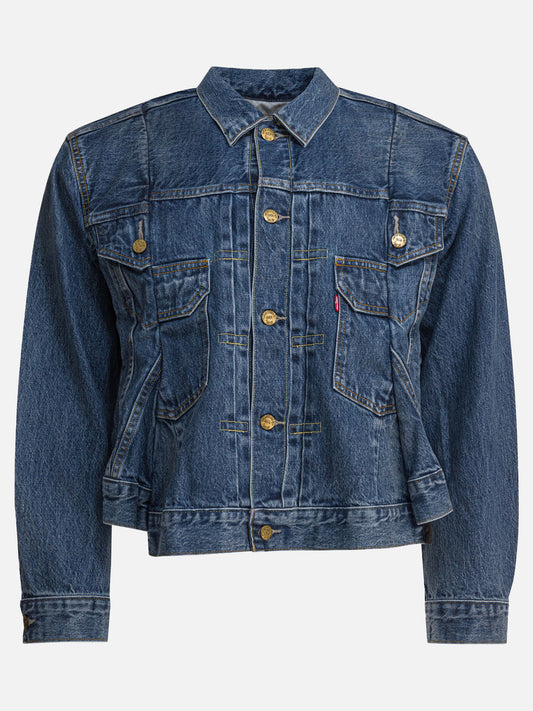 Denim jackets Denim  Blue - Sacai Women | PLP | VIETTI Online Store 
