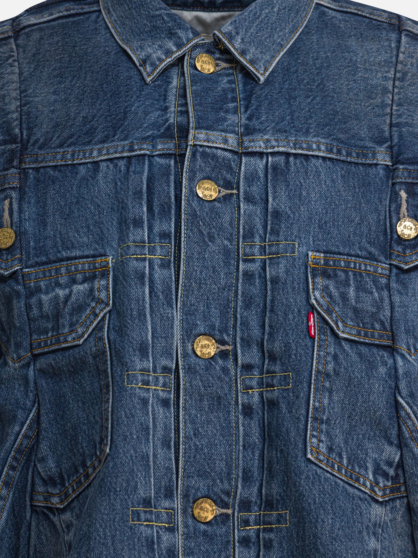 Denim jackets Denim  Blue - Sacai Women | PDP | VIETTI Online Store | thumbnail_3