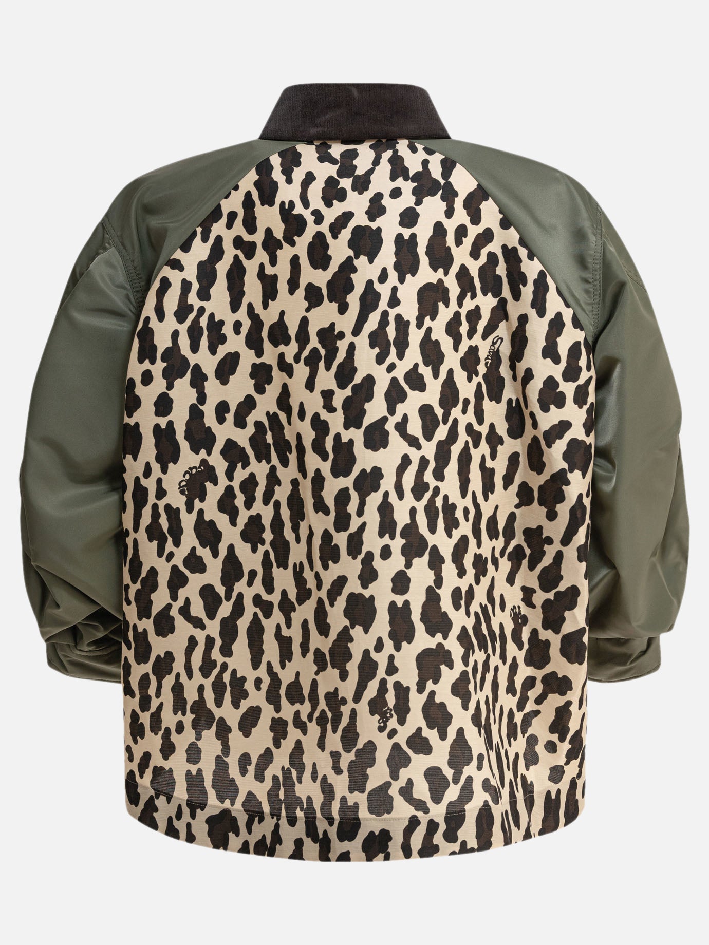 Sacai Leopard jacket 18722623_1 Brown thumbnail_2