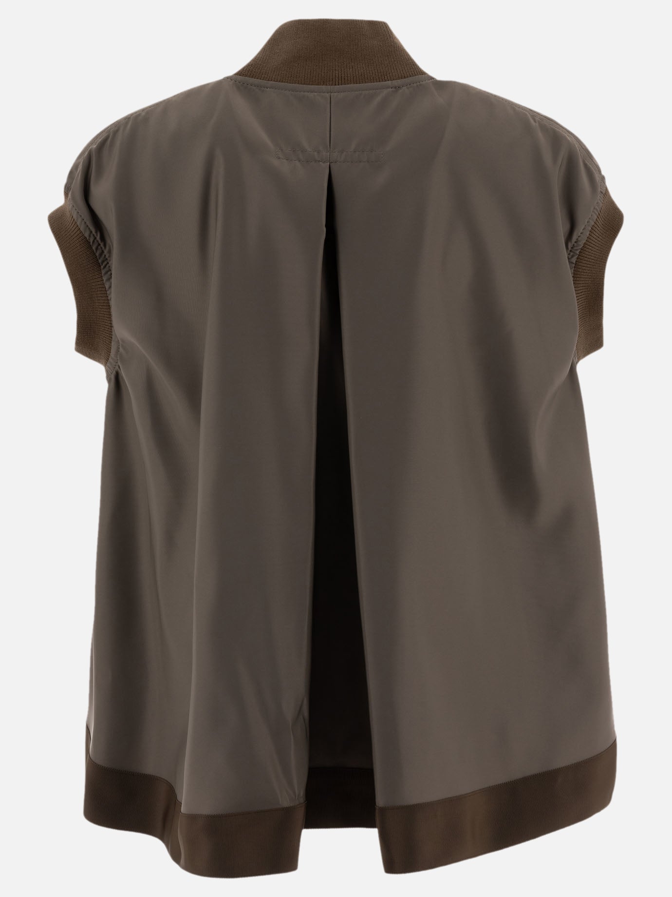 Vest jackets Solid colour  Green - Sacai Women | PDP | VIETTI Online Store | thumbnail_2