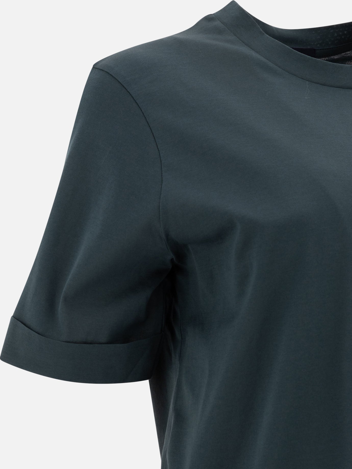 Crewneck t-shirts Solid colour  Green - Soeur Women | PDP | VIETTI Online Store | Zoom-Modal_4
