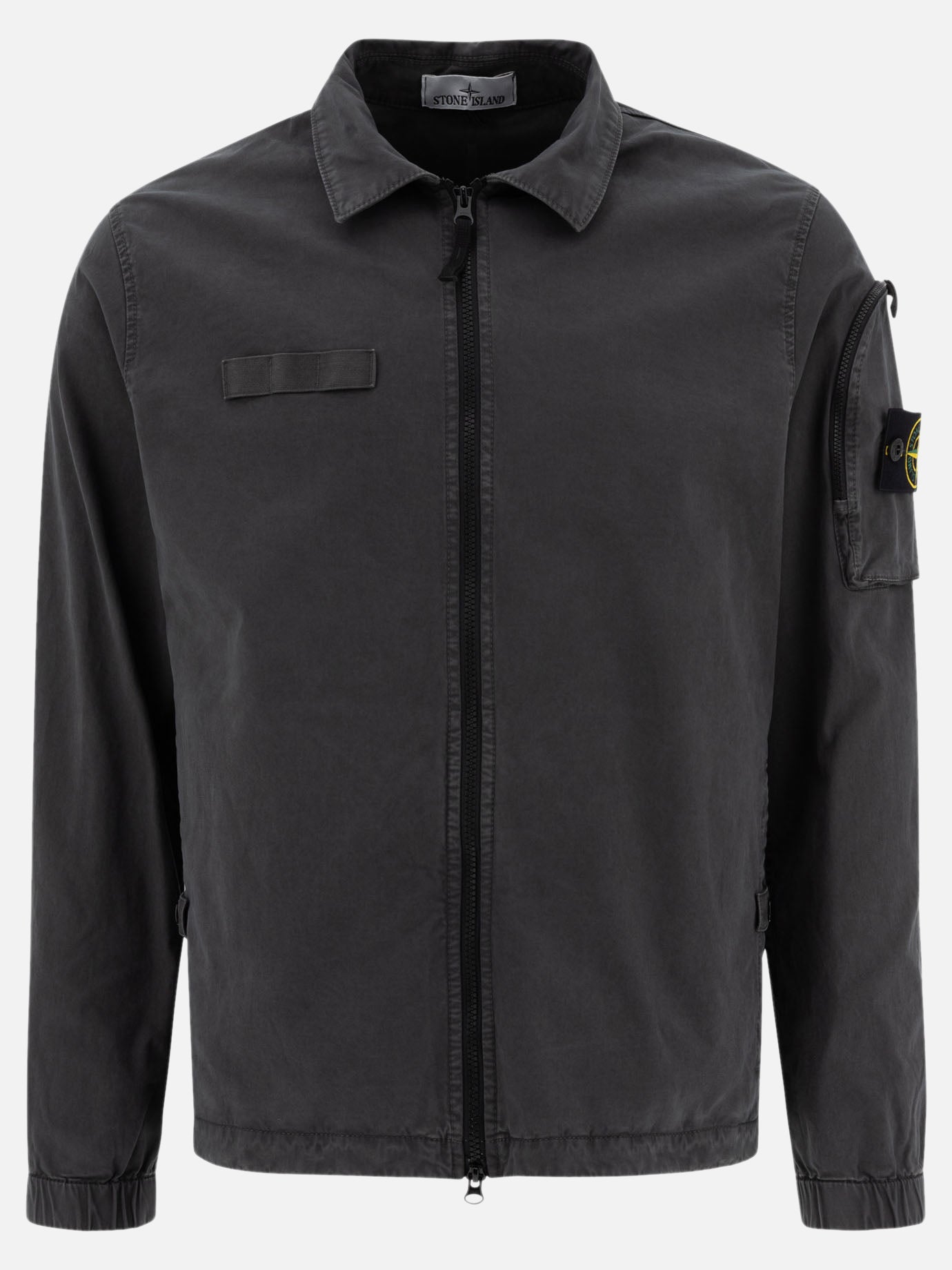 Overshirt jackets Logo  Grey - Stone Island Men | PDP | VIETTI Online Store | thumbnail
