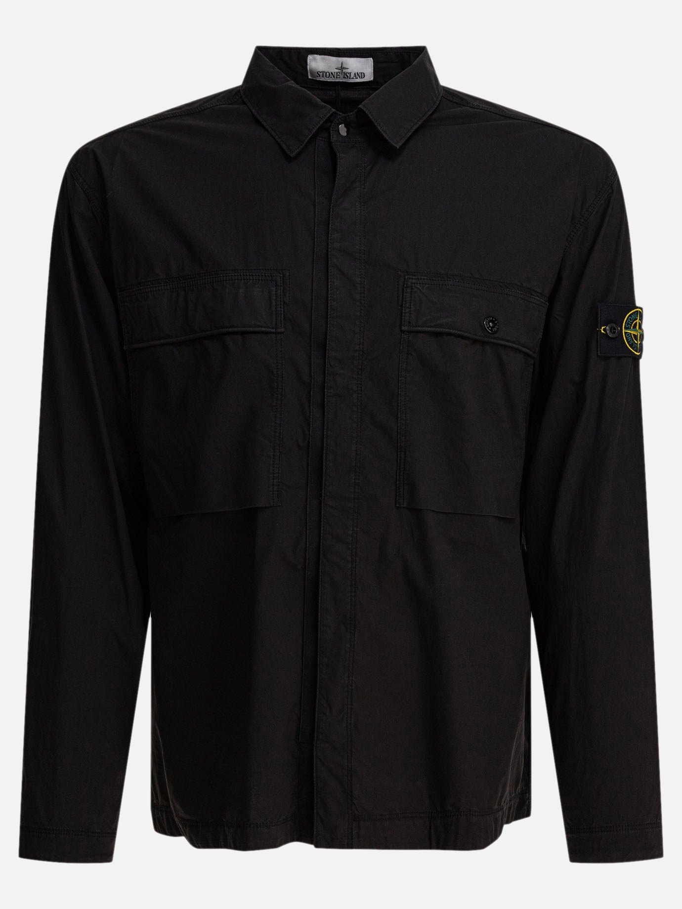 Overshirt jackets Logo  Black - Stone Island Men | PDP | VIETTI Online Store | thumbnail